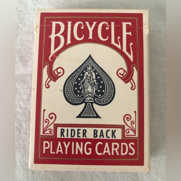 Bicycle Other - Bicycle Rider Back Playing Cards Made in USA 808 Red